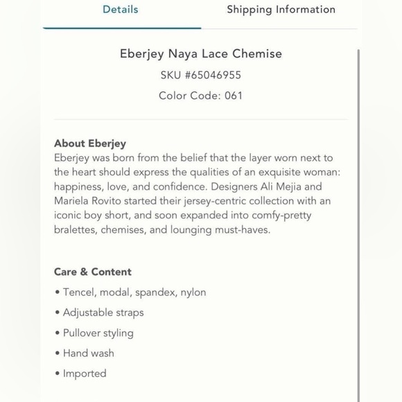 Revolve Eberjay Naya Lace Chemise NWT - Picture 3 of 4